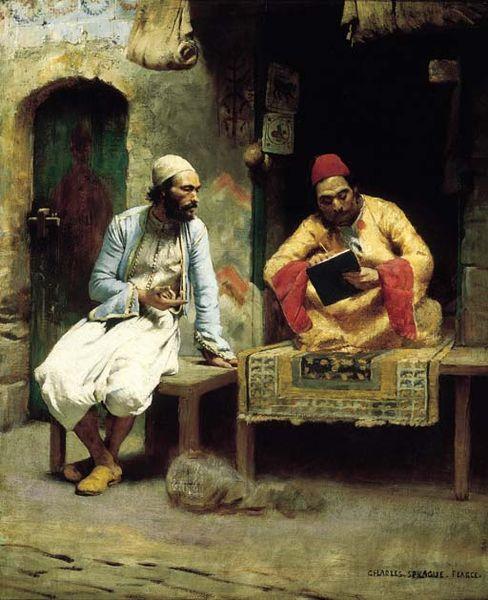 Charles Sprague Pearce The letter Germany oil painting art